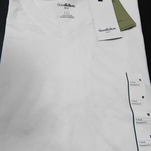 Goodfellow & Co White V-Neck T-Shirt